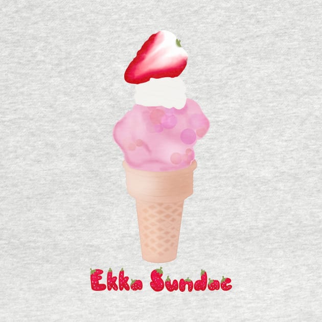 Brisbane Ekka Strawberry Sundae by rachaelthegreat